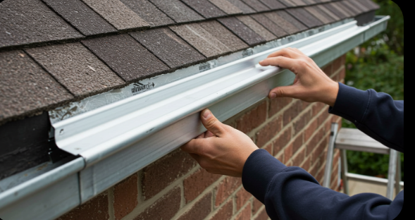 installation fascias pour gouttieres